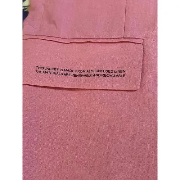 🥬Aloe Linen, OVERSIZED LADIES JACKET, 🌈 by L. Kindness Everyday